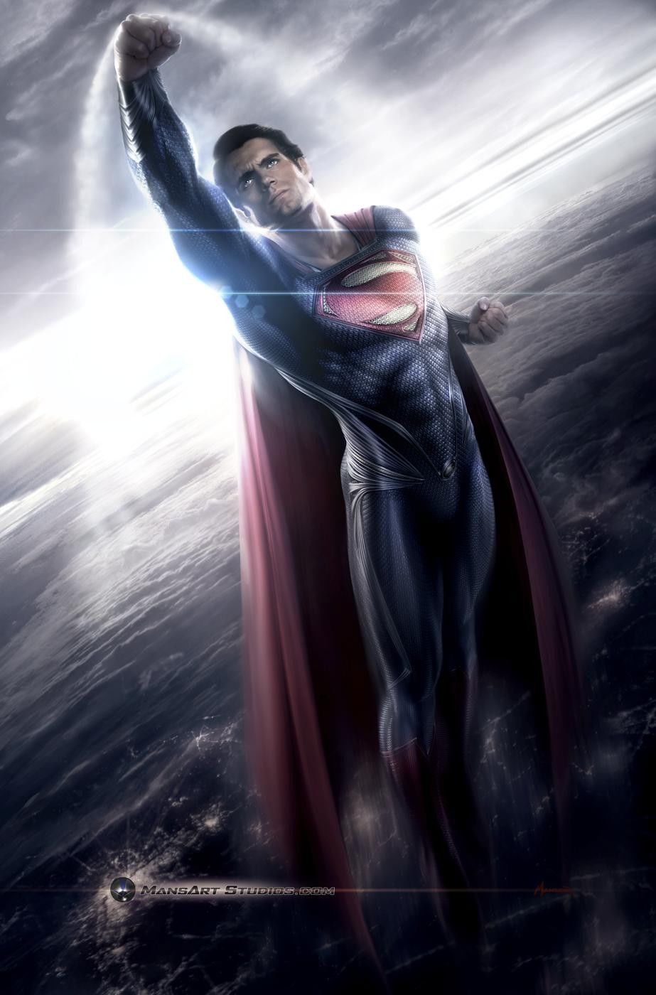 Полет человека из стали. Superman Henry Cavill man of Steel.
