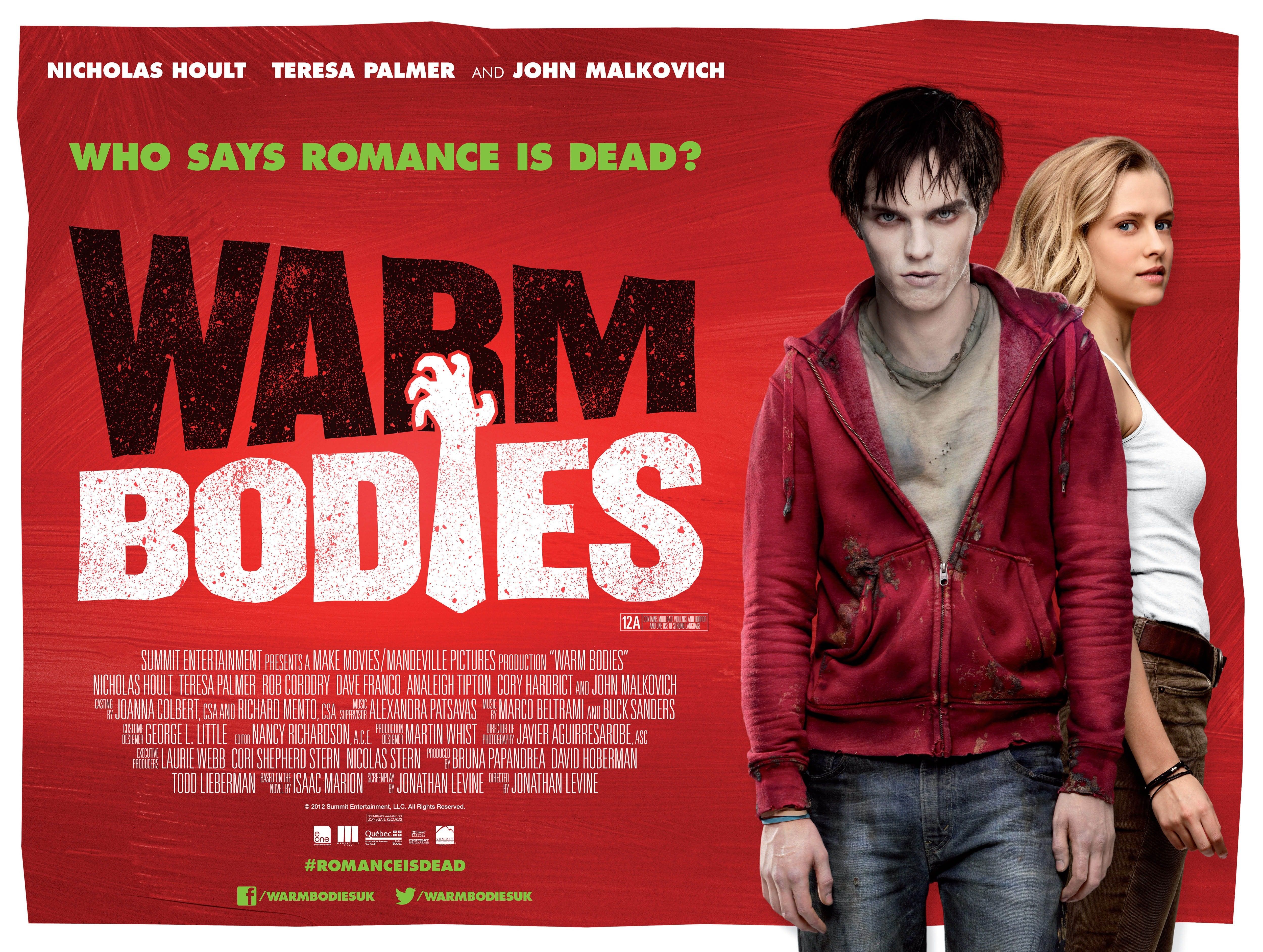 Bodied movie. Тепло наших тел фильм Постер. Тепло наших тел (2013) Постер. Фильм про зомби тепло наших тел. Джон Малкович тепло наших тел.