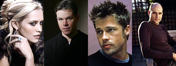 Тереза Палмер, Мэтт Дэймон, Брэд Питт, Марк Стронг Тереза Палмер, Мэтт Дэймон, Брэд Питт, Марк Стронг