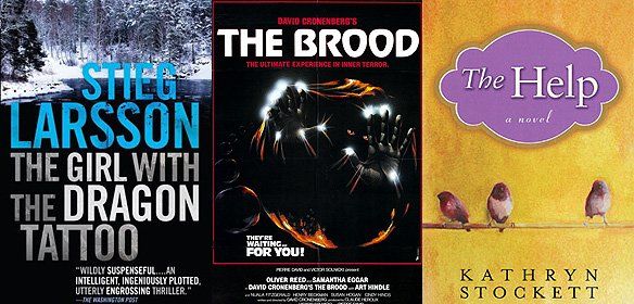 «The Girl With the Dragon Tattoo», «The Brood», «The Help» «The Girl With the Dragon Tattoo», «The Brood», «The Help»