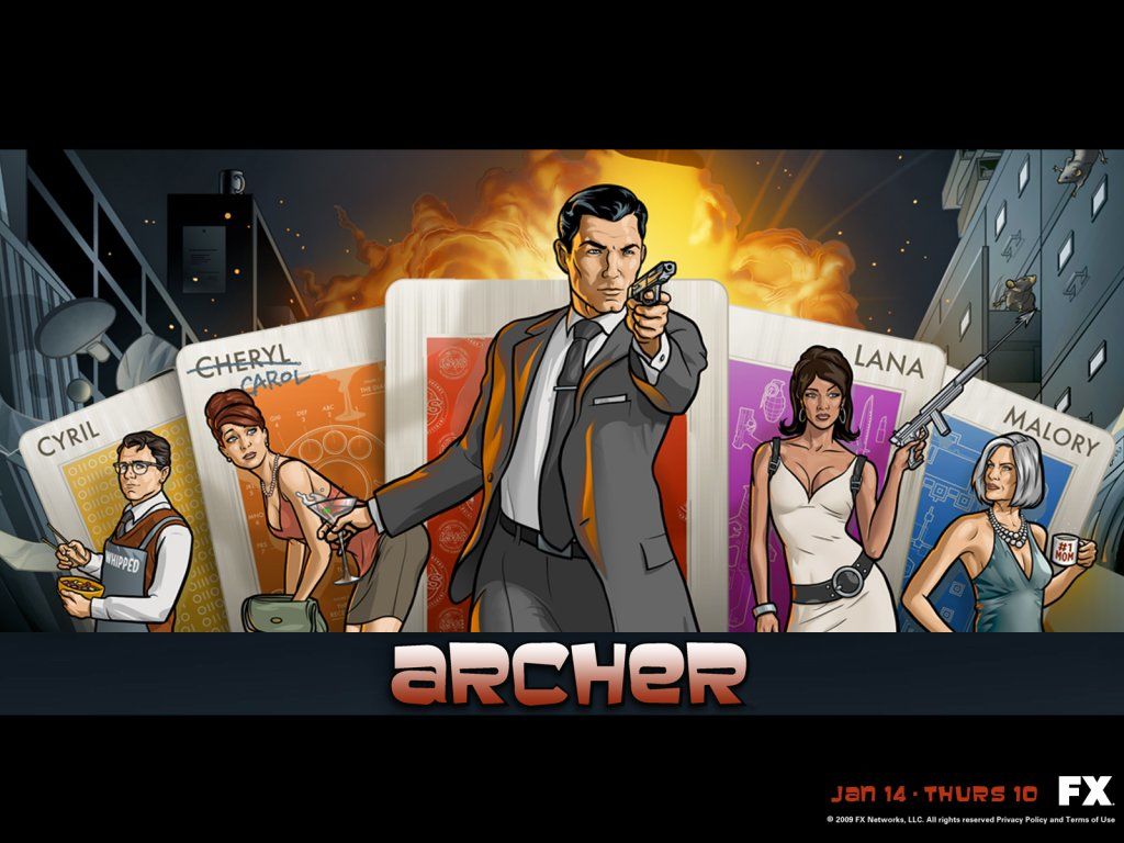 Арчер (сериал 2009 – ...) обои для рабочего стола