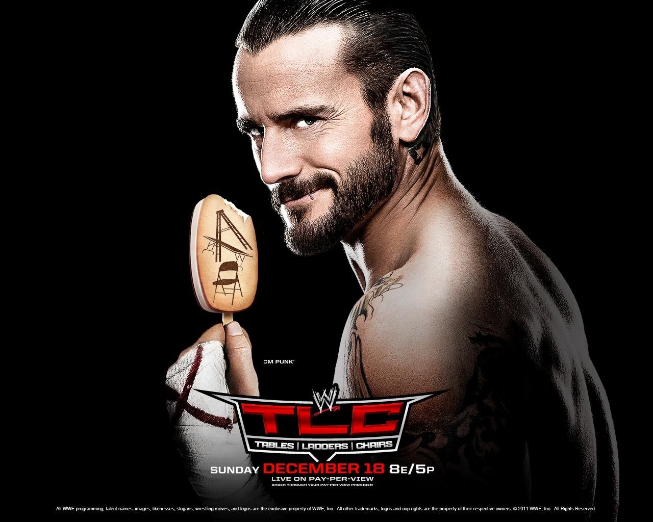 WWE ТЛС: Столы, лестницы и стулья обои для рабочего стола
