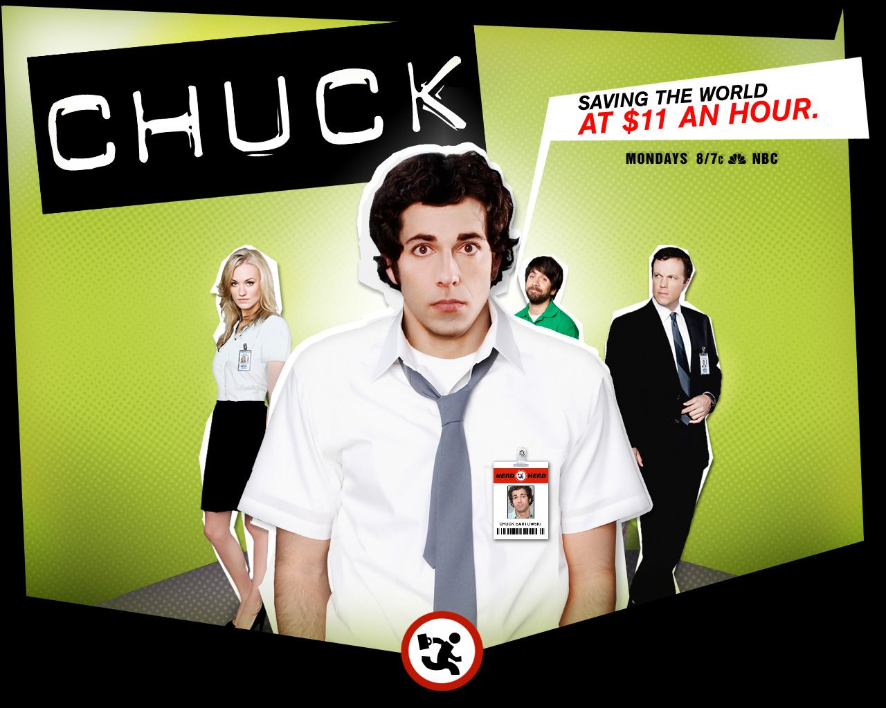 Чак  (сериал 2007 – 2012) обои для рабочего стола