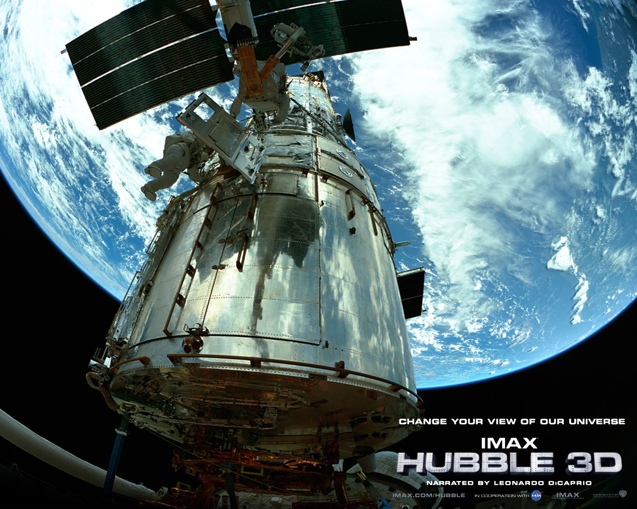 Телескоп Хаббл в 3D обои для рабочего стола