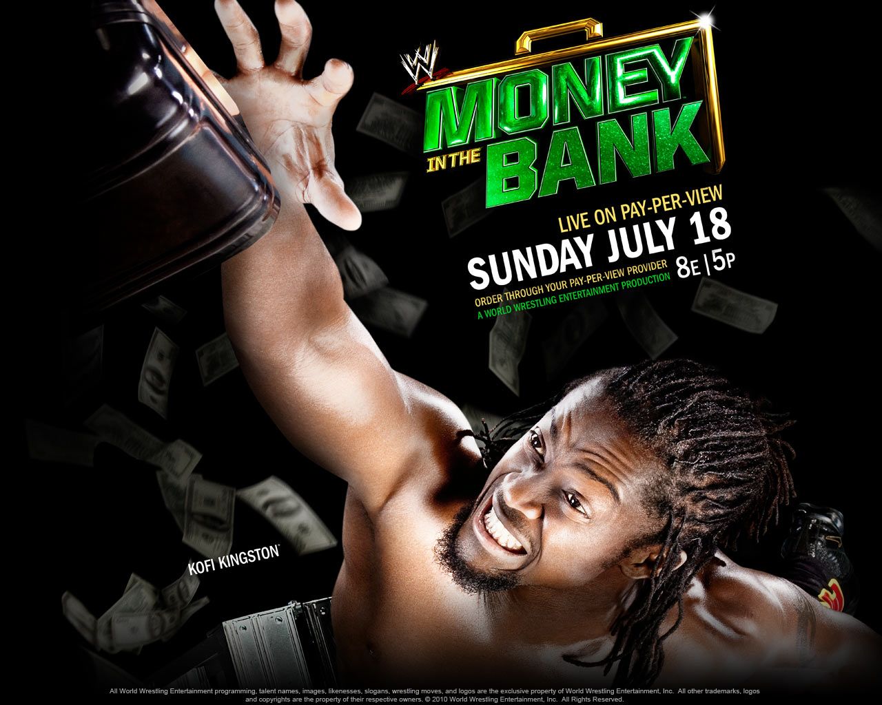 WWE Деньги в банке обои для рабочего стола