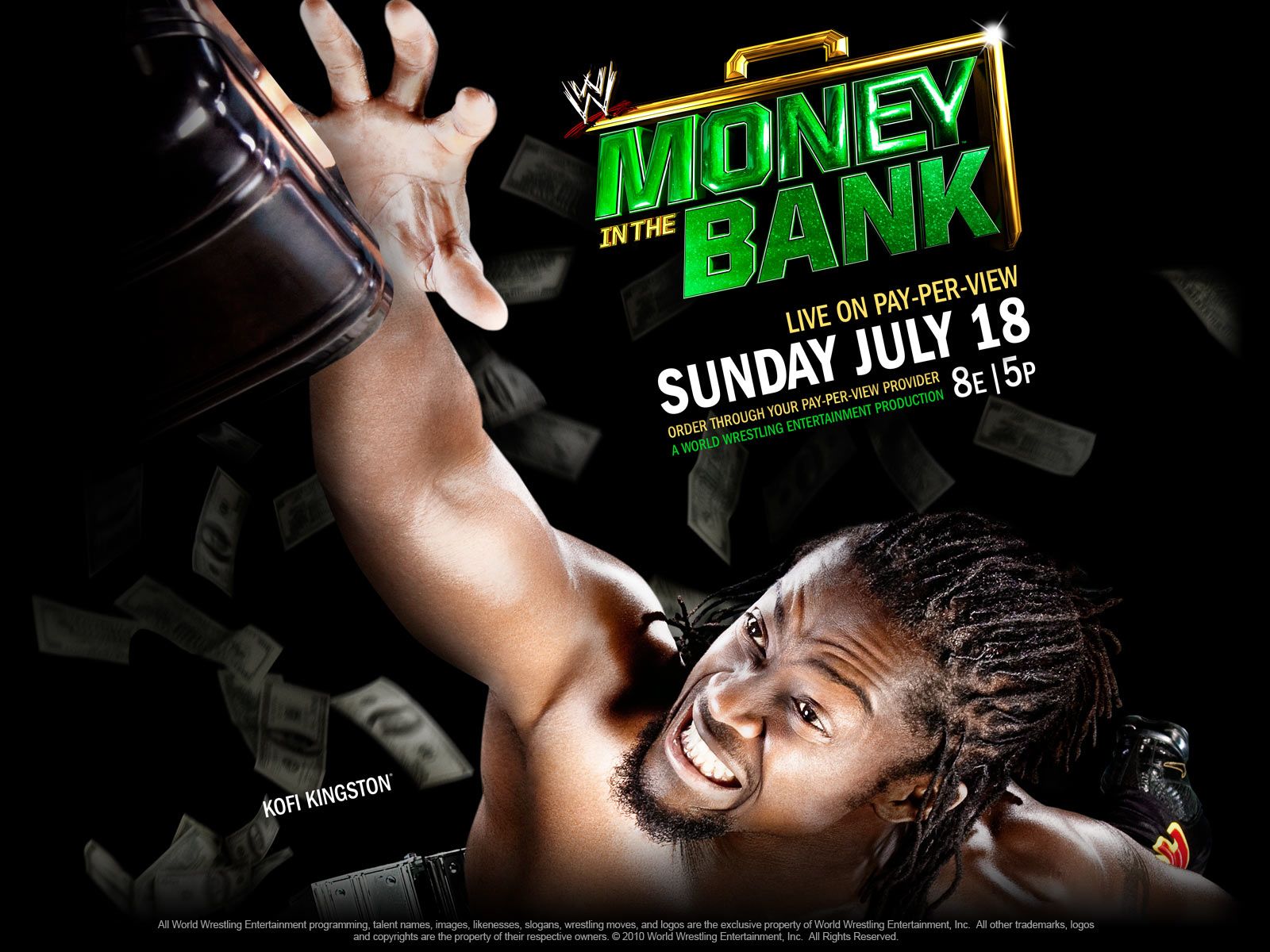 WWE Деньги в банке обои для рабочего стола