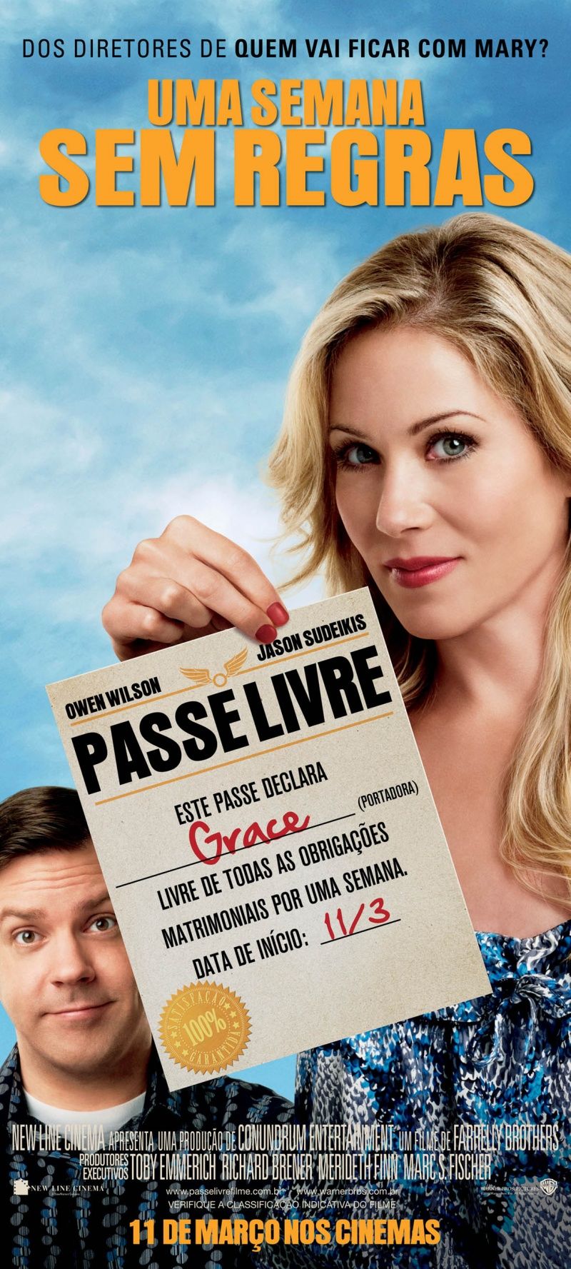 Безбрачная неделя. Безбрачная неделя Hall Pass, 2011. Безбрачная неделя (2011) Постер. Кристина Эпплгейт Безбрачная неделя. Hall Pass 2011 Постер.